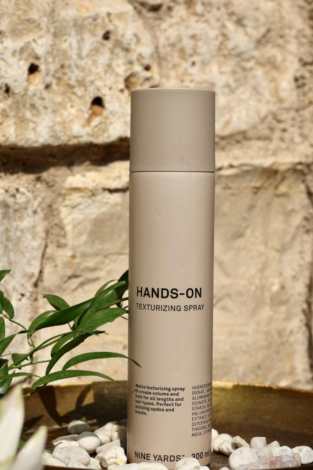 Nine Yards, Hands-On Texturizing Spray, balans structuur en flexibiliteit, meer body en verkracht van je haar